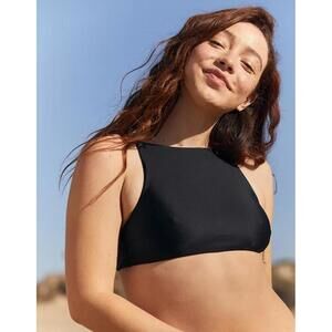 Aerie High Neck Crop Bikini Top - Size S NWT